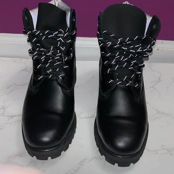 NWOT Limited Edition Hommes 6 inch Premium Black Timberland Boots - Picture 7 of 10